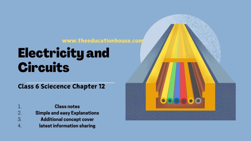 Electricity and Circuits Class 6 Notes Chapter 12